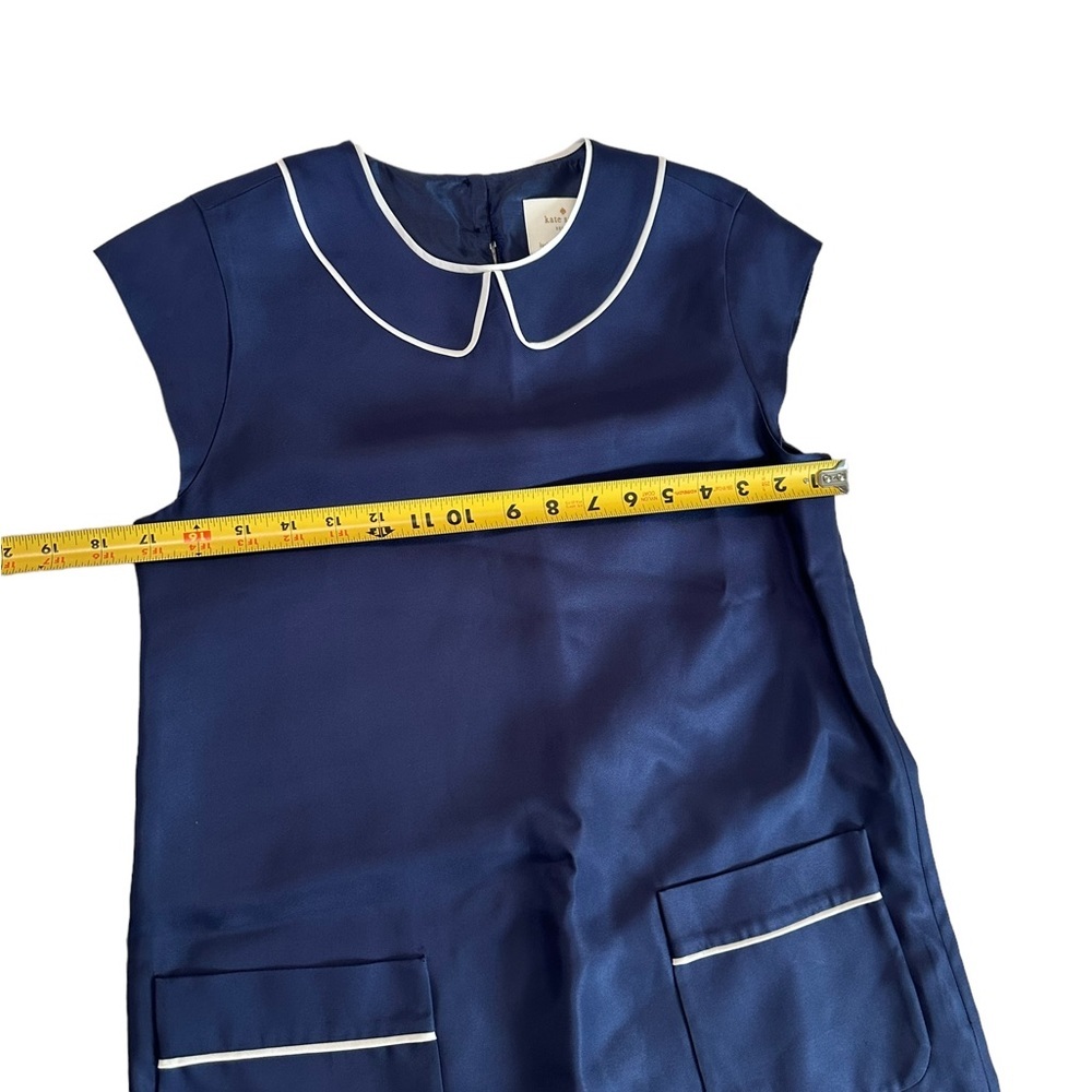 Kate Spade French Thelma Peter Pan Collar Dress Size 4 - Picture 15 of 17